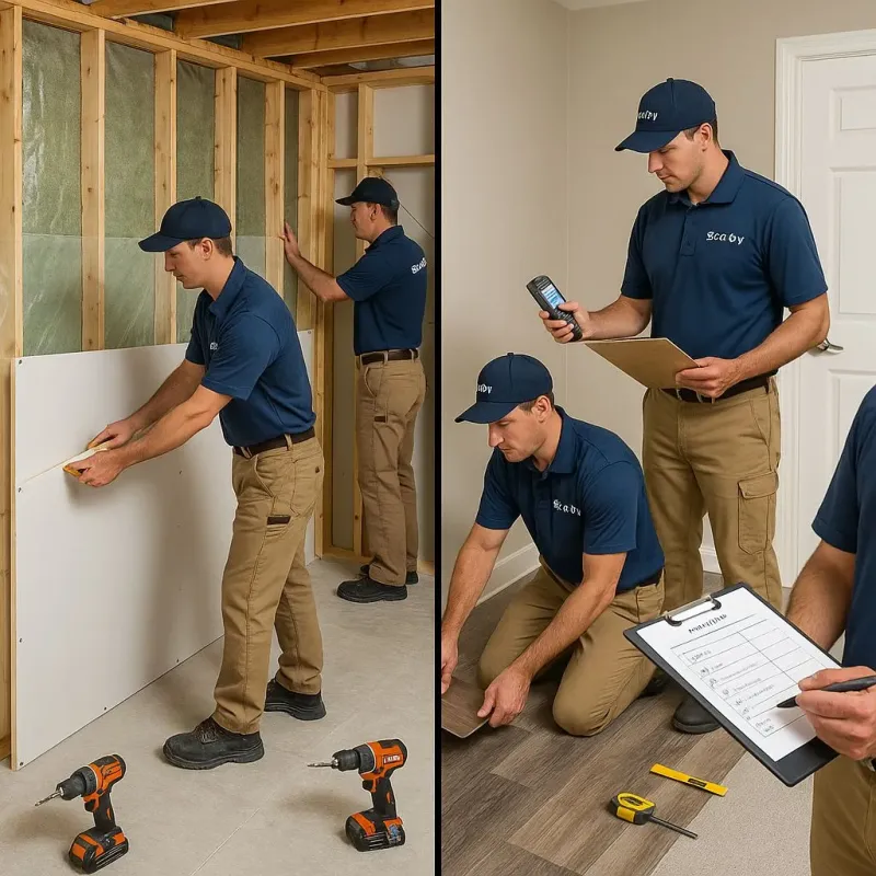 Repairs and Reconstruction process in Boone County, IL